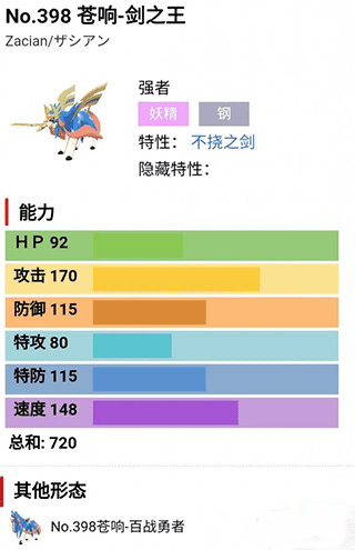 宝可梦剑盾最强宝可梦排名top10介绍图片2