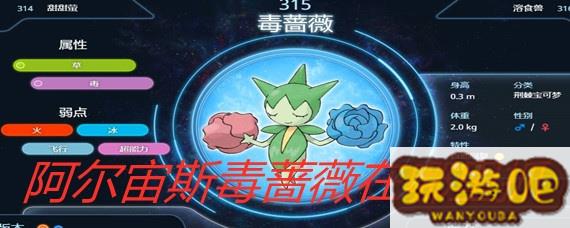 宝可梦阿尔宙斯毒蔷薇在哪里抓-毒蔷薇位置